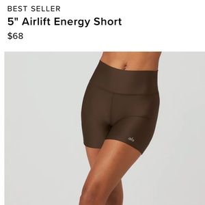 ALO YOGA HIGH WAISTED AIRLIFT SHORTS